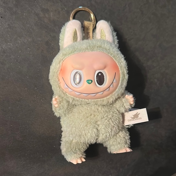 6/$25 Cute Plush Keychain with Green Fur monster - Picture 2 of 2